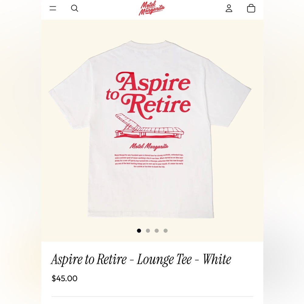 Motel Margarita Aspire to Retire Tee